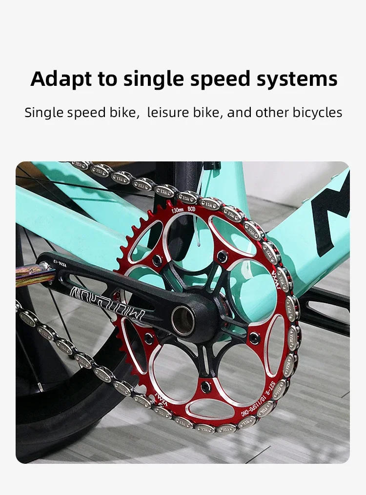 Description Picture 3 of itemSingle Speed Bicycle Chain 100 Link Bike Mountain Bike Road Bicycle Chain with Quick-link Parts Olive Chain Fixed Gear