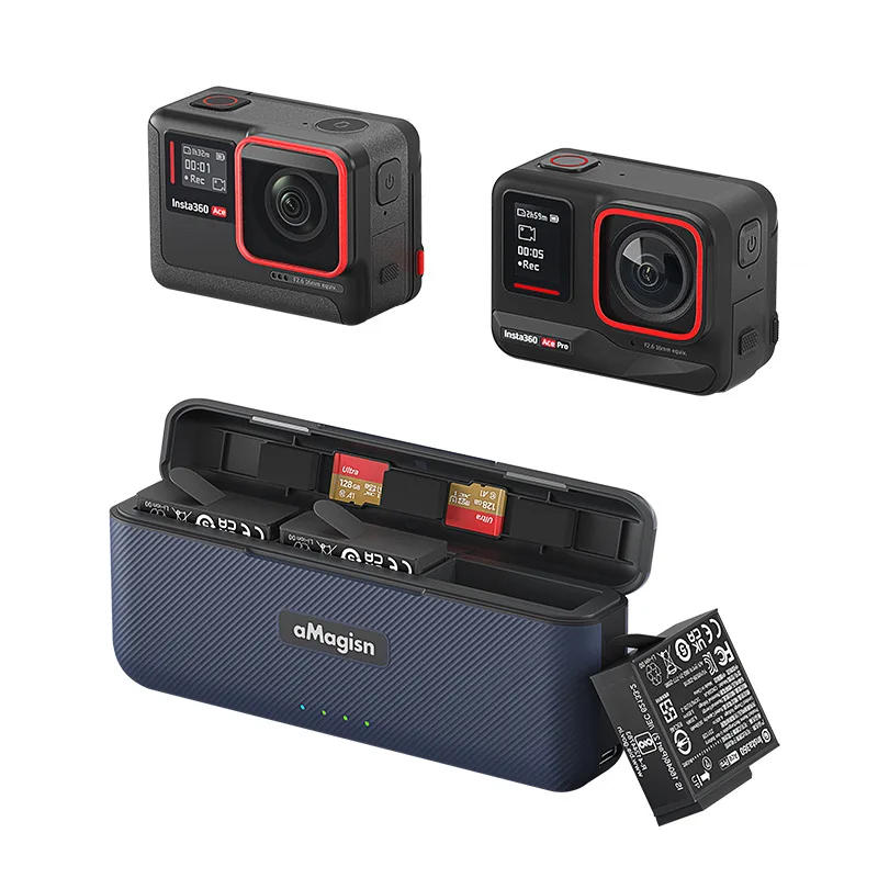 Description Picture 2 of itemFor Insta 360 Ace/Ace Pro Fast Battery Charger Box Fast Charging For Insta360 Ace Pro Camera Batteries Accessories