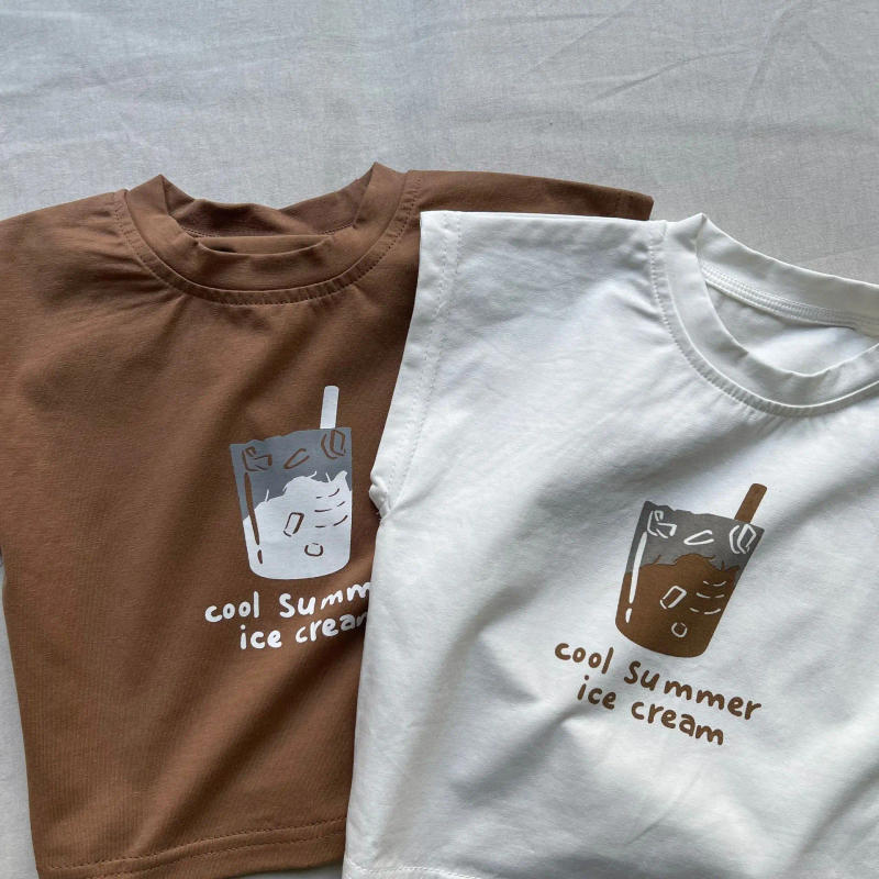 Description Picture 3 of itemChildren's Beverage Cup Printed Tank Top Spring and Summer New Style Sleeveless Top for Boys and Girls Baby Children's Clothing