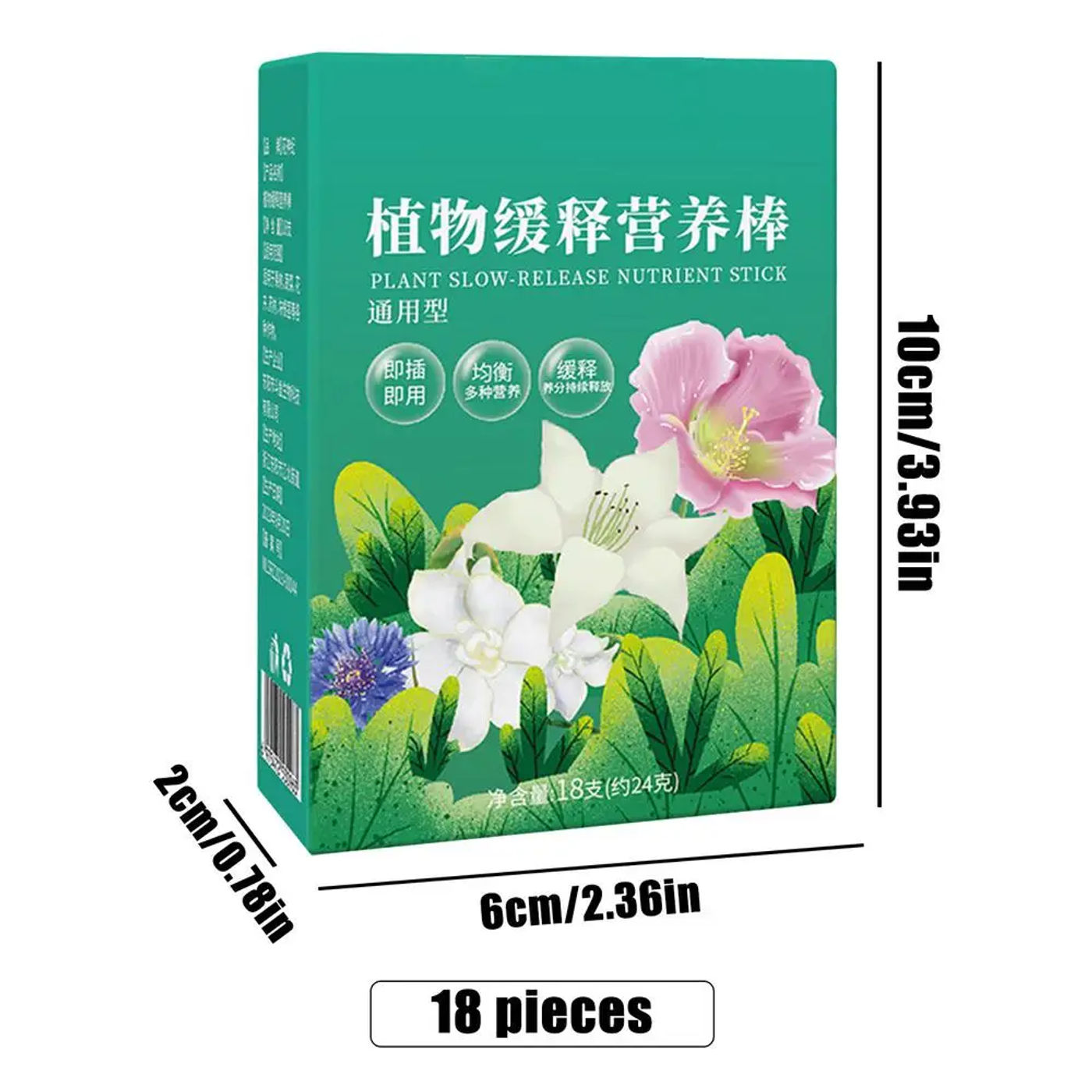 Description Picture 5 of itemPlant Food Sticks 18X Plant Food Organic Spikes Fruit Tree Fertilizer Spikes All-Purpose Houseplant Fertilizer For Indoor And