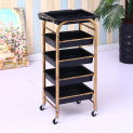 Durable Household Salon Trolley Beauty Salon Multifunctional Trolley Living Room Bathroom Storage Shelf Barber Shop Tools Cart H