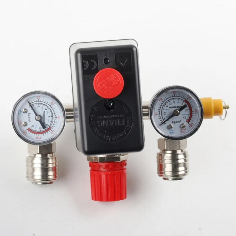 Description Picture 4 of itemAir Compressor Pressure Manifold Regulator Gauges Bracket Assembly