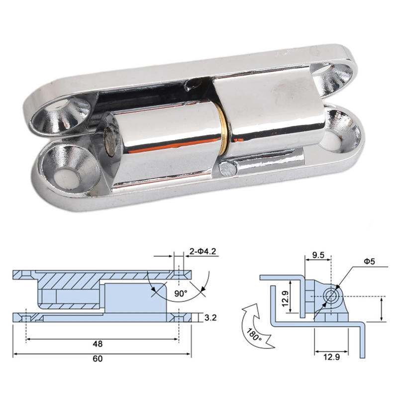Description Picture 2 of item1PC Detachable Electrical Box Hinge Industrial Detachable Cabinet Door Hinge 180 Degrees Hinge Furniture Hardware