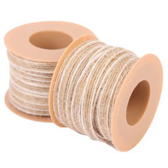 10M/Roll Vintage Jute Burlap Hessian Ribbon With Lace Rustic Wedding Party Decoration Christmas DIY Craft Gift Packing Webbing