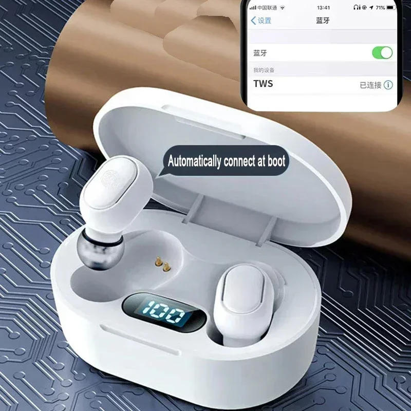 Description Picture 3 of itemE7s Tws Gaming Headset Bluetooth Earphones Earbuds Blutooth Earphone Wireless Hearing Aids Sport EarBuds Hifi headphones