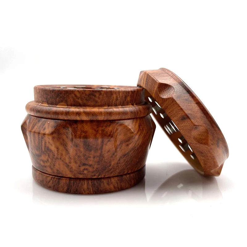 Description Picture 6 of itemResin Herb Grinder Machine 4 Layers Wooden Herb Mills 40mm Tobacco Crusher 1.57 inch Hand Mills Smoke Crucher