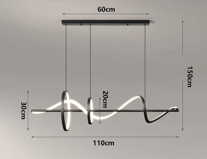 Description Picture 3 of itemModern dine dining room Pendant lights indoor lighting Ceiling lamp hanging light led Chandeliers for living room indoor lightin