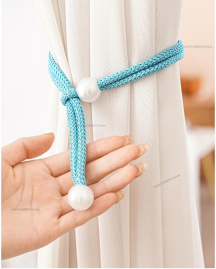 Description Picture 4 of itemPearl Curtain Clip Curtain Holders Tie Back Buckle Clips Hanging Ball Buckle Curtain Decorative Accessories