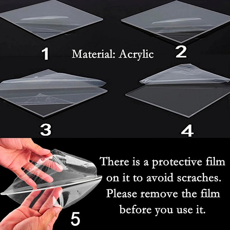 Description Picture 5 of itemClear Acrylic Napkin Holder Paper Serviette Dispenser Decorative Tissue Rack Box For Home Bar Hotel Dining Table Kitchen