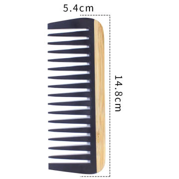 Natural Bamboo Wooden Tail Hair Combs Anti-Static Hairs Care Healthy Massage Close-Tooth Comb Professional Barber Styling Tools
