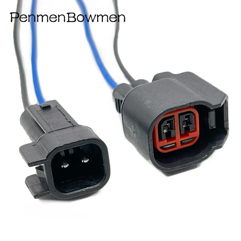 Description Picture 5 of item2 Pin Auto Fuel Injector Nozzle Plug Electronic Connector Wire Harness Methanol For Ford Chevrolet EV1 To EV6 DJ7023C-1.5-21