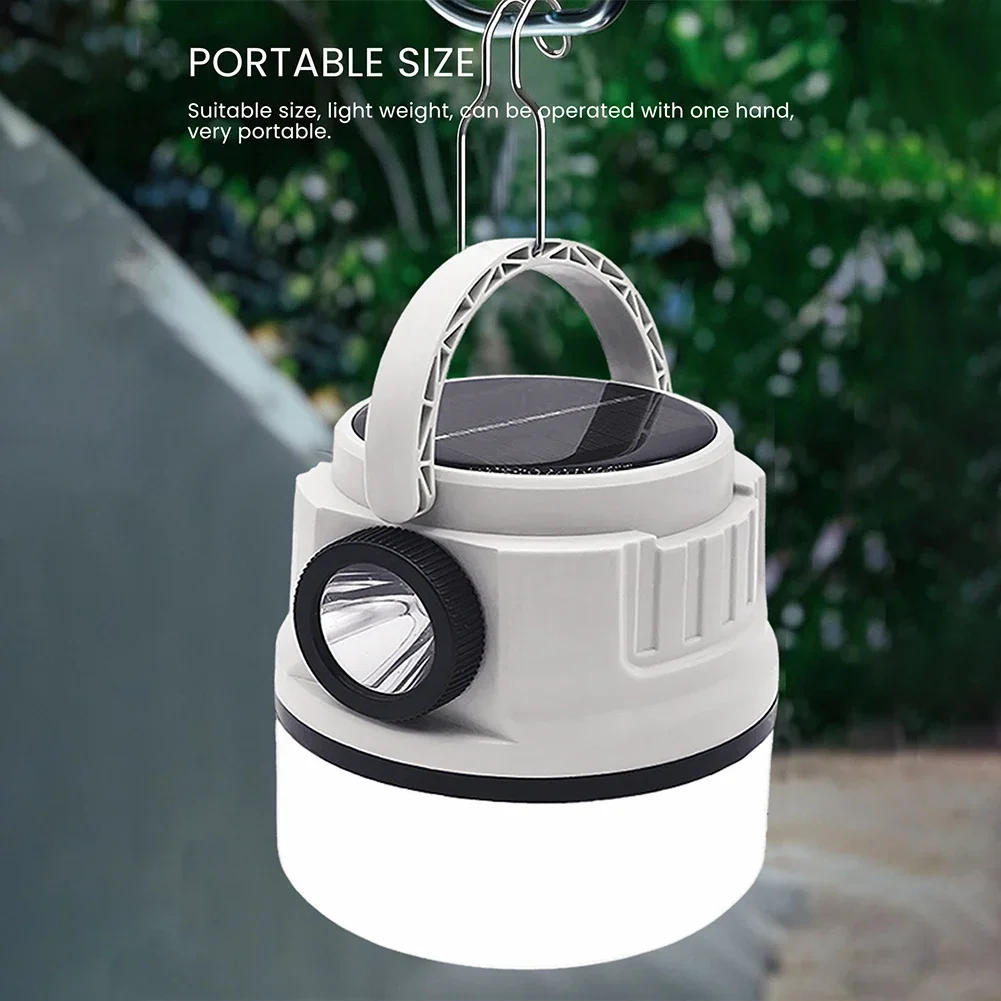 Description Picture 6 of itemSolar LED Camping Light USB Rechargeable Bulb for Outdoor Tent Lamp Portable Lanterns Emergency Lights for BBQ Hiking Fishing