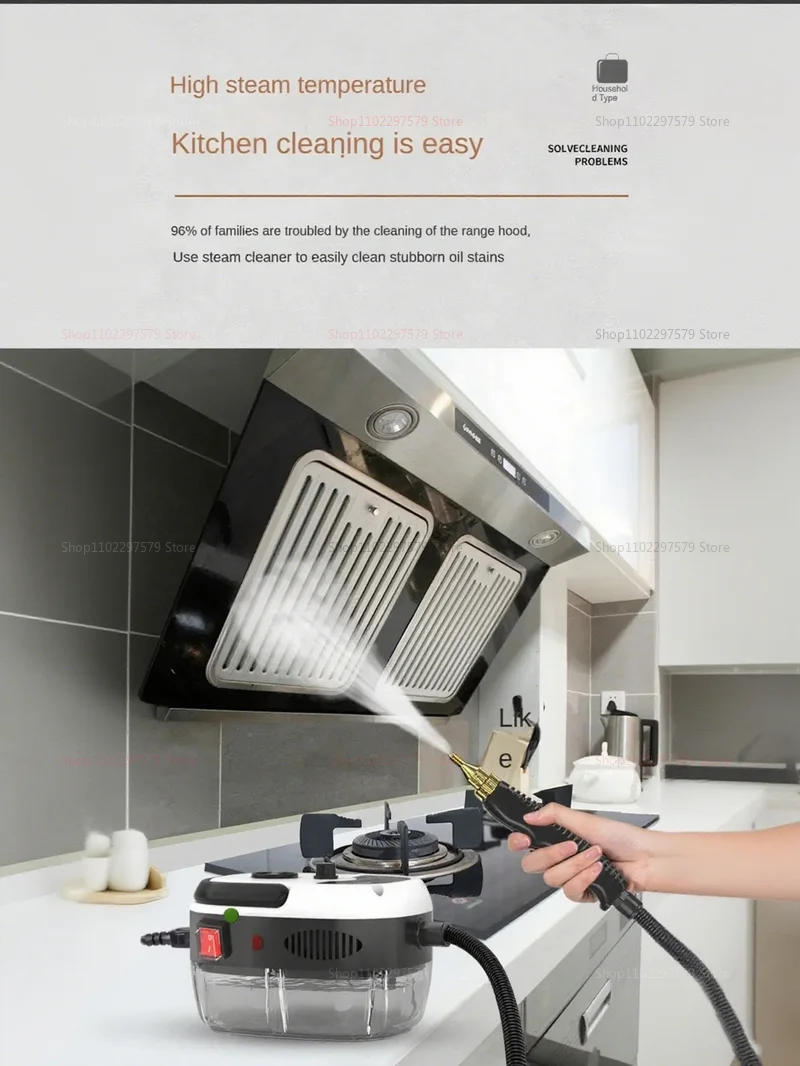 Description Picture 2 of item2025 High Temperature Steam Cleaner Disinfection for Kitchen Range Hood Air Conditioner Household and Car Cleaning 220V