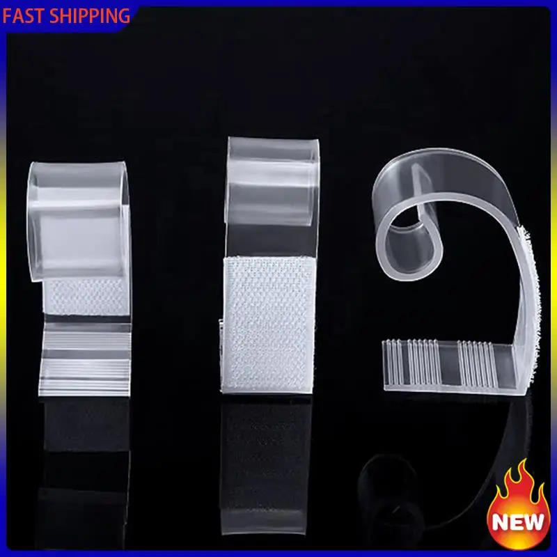 Description Picture 3 of itemHot Trend-50 Pieces Table Skirting Clips Plastic Tablecloth Clips With Hook And Loop For Meeting Party Indoor Outdoor Events