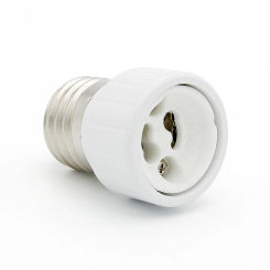 2pcs/lot E27 Male to GU10 Female Screw Home LED Halogen CFL Light Bulb Base Lamp Socket Adapter Holder Converter