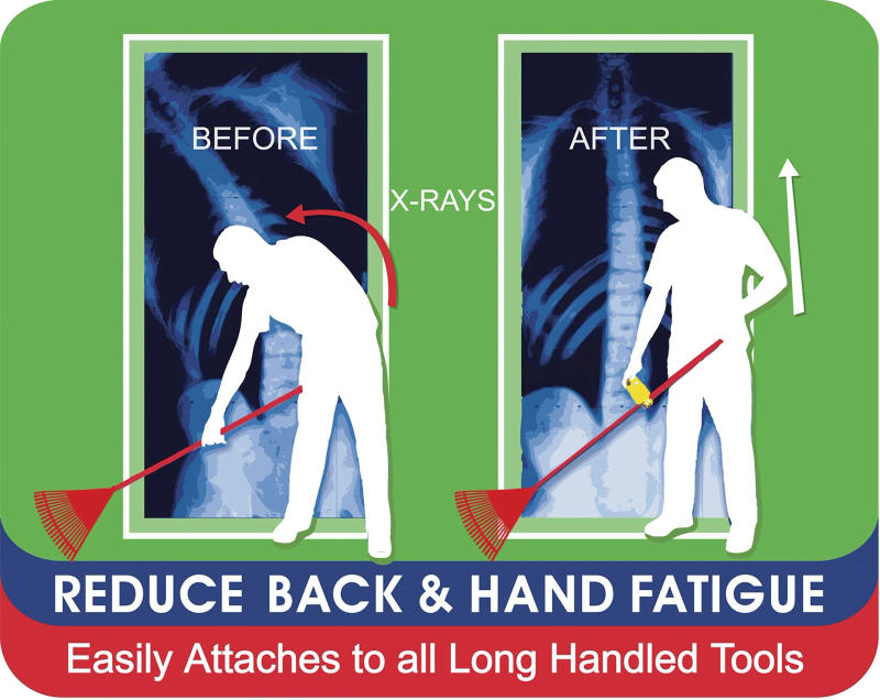 Description Picture 6 of itemShovel or Rake labor-saving Handle Attachment Shovel Work with Garden Shovels Rakes, D Grip Ergonomic Handle Replacement