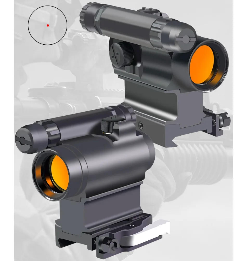 Description Picture 3 of itemM5 Red Dot Sight 2MOA Reticle for Hunting Airsoft Optical Scope with Quick Disassembly Full Markings 1X22mm Compact Riflescopes