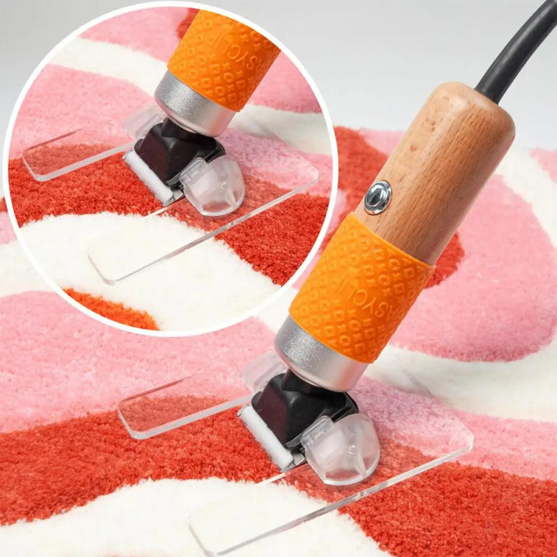 Description Picture 5 of itemElectric Carpet Clipper Holder Solid Acrylic Shearing Guide For DIY Carving Rug Tufting Home Grooming Tools Excluding Trimmer