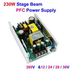230W 200W 5R 7R PFC Switch Power Supply Stage Beam Driver Moving Head 380V Ballast 12V 24V 28V 36V Power Module for Sharpy Beam