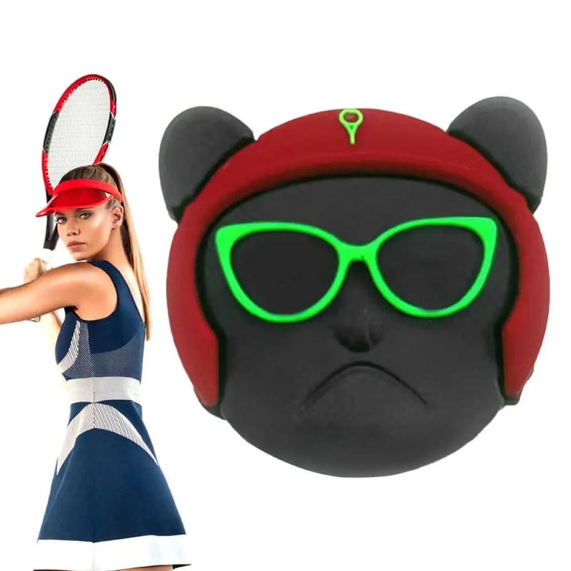 Description Picture 4 of itemTennis Racket Shock Absorbers Vibration Dampeners Durable Anti-vibration Silicone Cartoon Strawberry Tennis Accessories