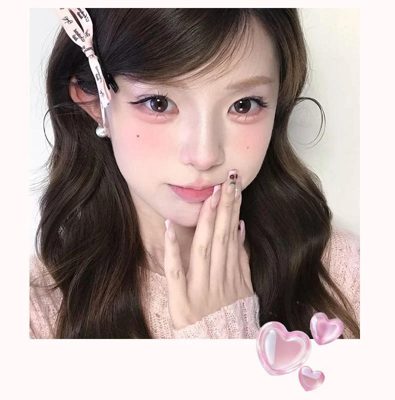 Description Picture 3 of itemGirl Blush Single Color Matte Makeup Eyeshadow Palette Cheek Contour Lip Tint Multi-purpose Cream 3 in 1 Makeup Rouge Cosmetics