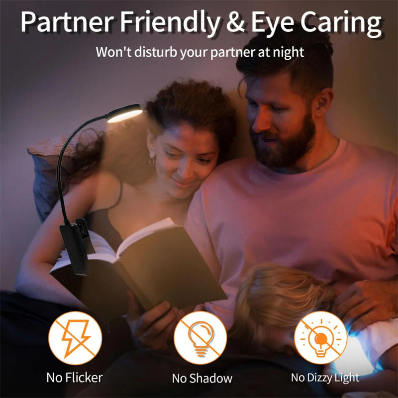 Description Picture 5 of itemRechargeable Table Lamp LED Clip Reading Lights Dimming 3 Modes Eye Protection for Work Reading Student Dormitory Night Lighting