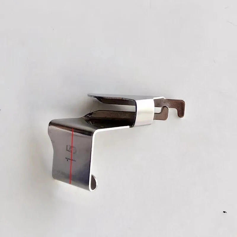 Description Picture 6 of item1 PC Gauge Hemmer Guider Hem Guider for Industrial Overlock Sewing Machine Prevent Curling of Fabric Rule Sewing Machine Parts