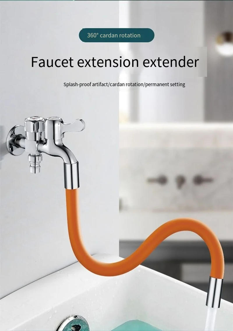 Description Picture 5 of itemFaucet extension pipe universal extension pipe splash proof water pipe kitchen and bathroom universal nozzle and shower bracket