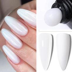 LILYCUTE 15ML Wite Quick Nail Extension Gel Nail Polish Nude Pink Semi Permanent UV Hard Gel Nails Finger Prolong Gel Varnishes