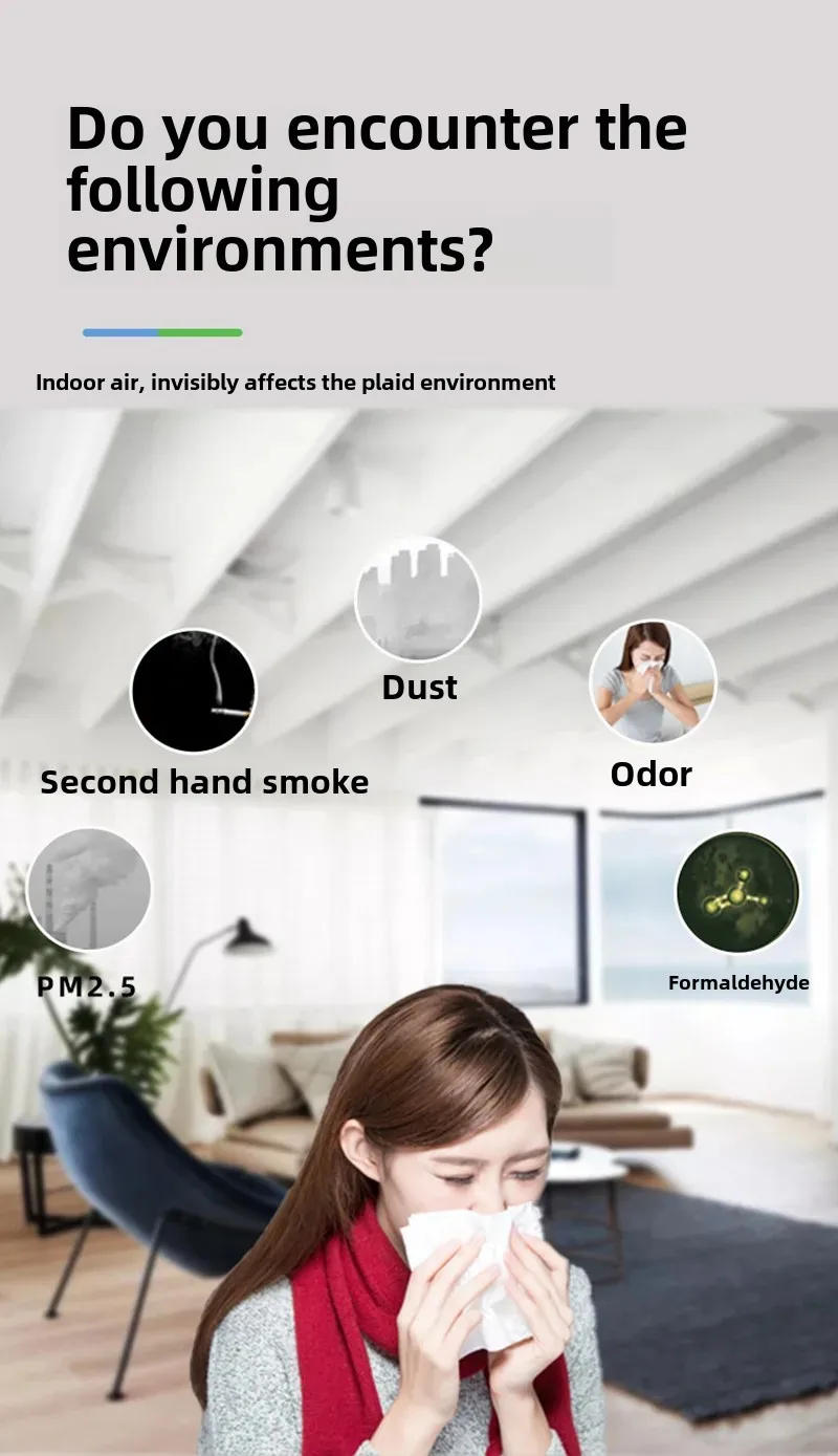 Description Picture 5 of itemHaojing Spray One-way Flow Fresh Air Ventilator Purification Fresh Air Fan Manufacturer One-way Flow Silent Wind Unit