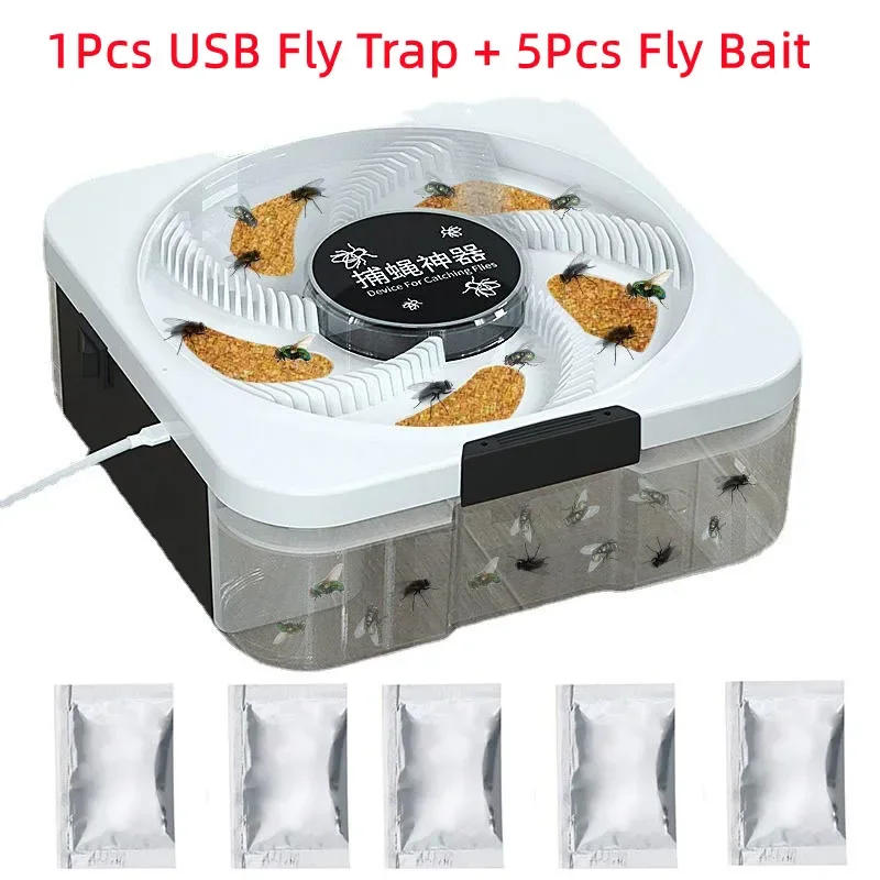 Description Picture 2 of itemElectric Pest Killer USB Insect Pest Catcher Pest Reject Control Repeller Fly Trap Automatic Flycatcher Indoor Outdoors