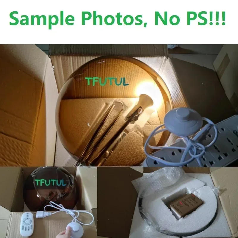 Description Picture 4 of itemRetro Transparent Acrylic Mushroom Led Floor Lamps for Living Room Standing Lights Bedroom Bedside Beisede Lamps Home Decoration