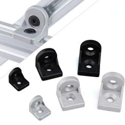 4Pcs 2020 3030 4040 Steering Angle Corner Bracket L Type Fittings Corner Connector Aluminum Connection Joint for V-Slot Profiles