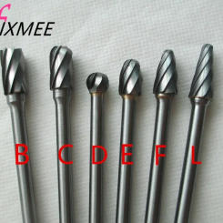 1pc Efficiency 6*10mm 150mm Long Tungsten Carbide ALUMINUM CUT Rotary Burr Burs 6mm shaft Set Power Tools Drill Bit