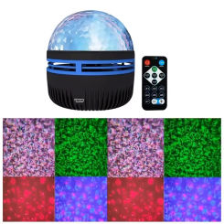 GGbingo Night Light Ripple Soft Light Projection Rechargeable Remote Control Mini Night Light For Living Room Bedroom Decoratio
