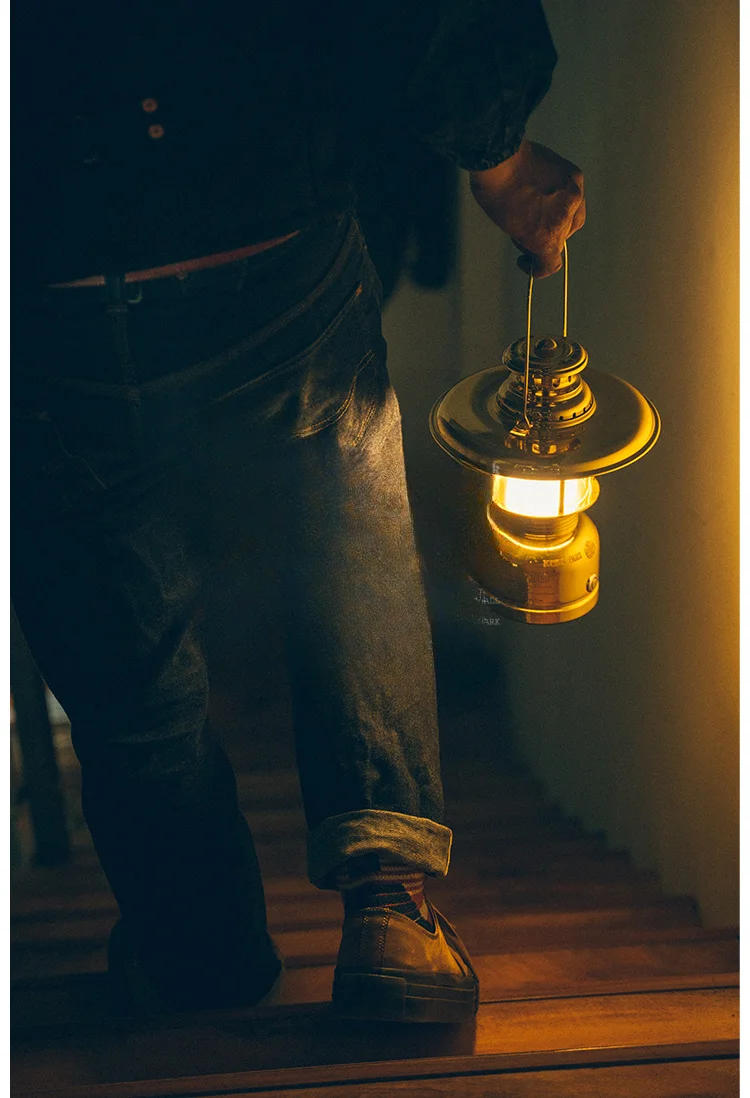 Description Picture 5 of itemVintage brass outdoor camping lamp charging desk lamp touch dimming portable lamp