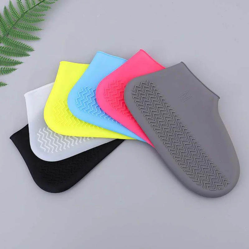 Description Picture 5 of item5Pairs Reusable Rainy Season Silicone Rain Boot Cover Thickened Non-Slip Waterproof Latex Rain Boot Cover Kids Outdoor Shoe