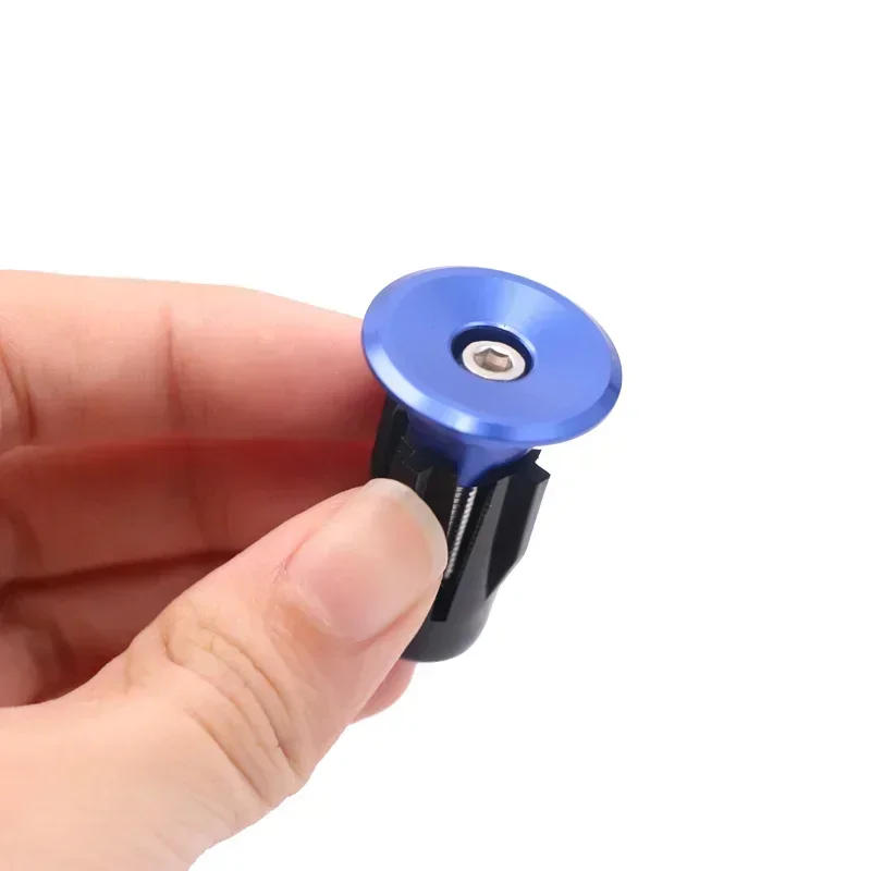 Description Picture 4 of item1Pc Bicycle Handlebar End Caps Lightweight Multi-Color Aluminum Alloy MTB Mountain Handle Bar Grips End Plugs Bike Accessories