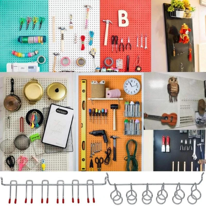 Description Picture 3 of itemOrganizational 114 Pieces Pegboard Hook Set for Crafting and Tool Arrangement