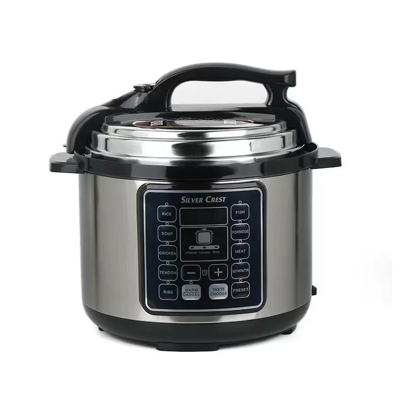 Description Picture 5 of item6L electric pressure cooker 1500W household multifunctional electric pressure cooker stew soup cooking timer fully automatic