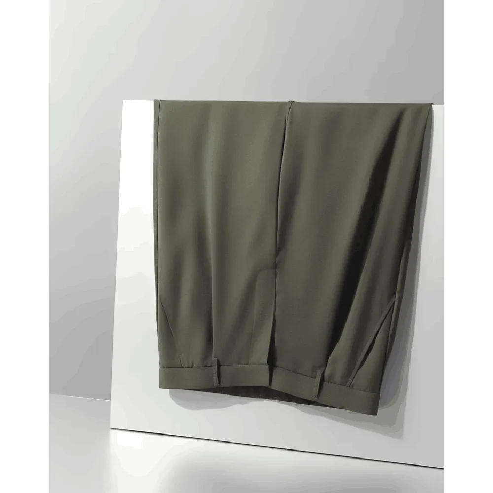 Description Picture 6 of itemSolid Color Men Suit Summer Fashion Notch Lapel and Double Breasted Male Clothing Smart Casual Daily 2 Piece Set Blazer Pants