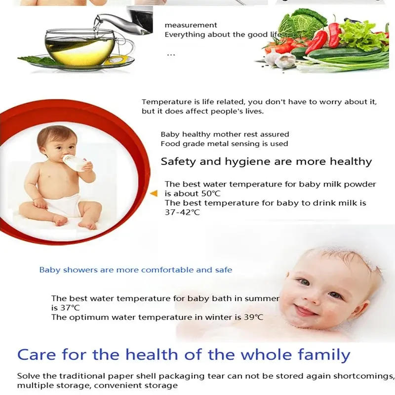 Description Picture 5 of itemTemperature Meter Gauge Tool New Meat Thermometer Kitchen Digital Cooking Food Probe Electronic BBQ Cooking Tools