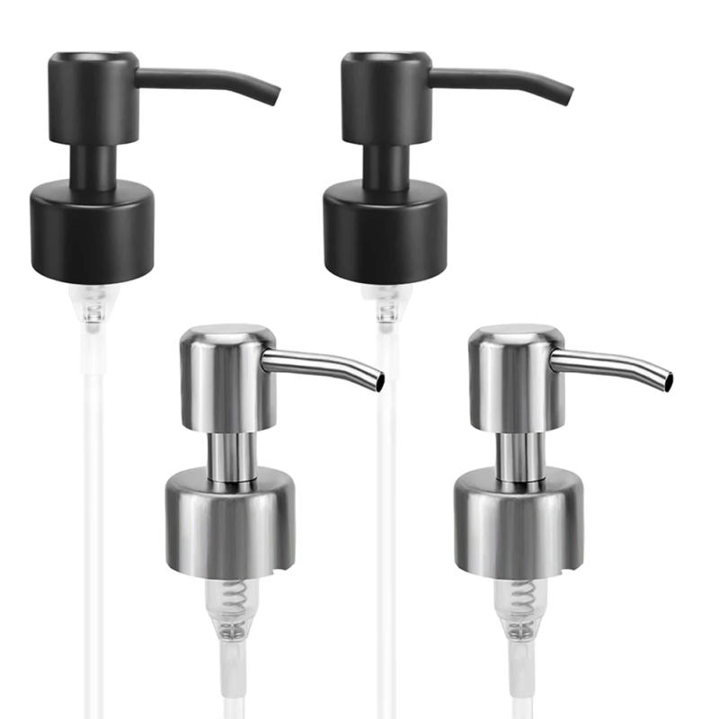 Description Picture 2 of item1pc Soap Dispenser Pump Pump Head Anti-Corrosion Rust-Proof Silver/Black Stainless Steel Soap Dishe Bath New Practical