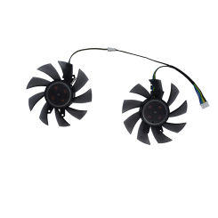 Graphics Cards Fans,GPU VGA Cooler,Video Card Fan,FD8015H12S,2Pcs/Set,For KFA2 GeForce GTX 1650 EX (1-Click OC)