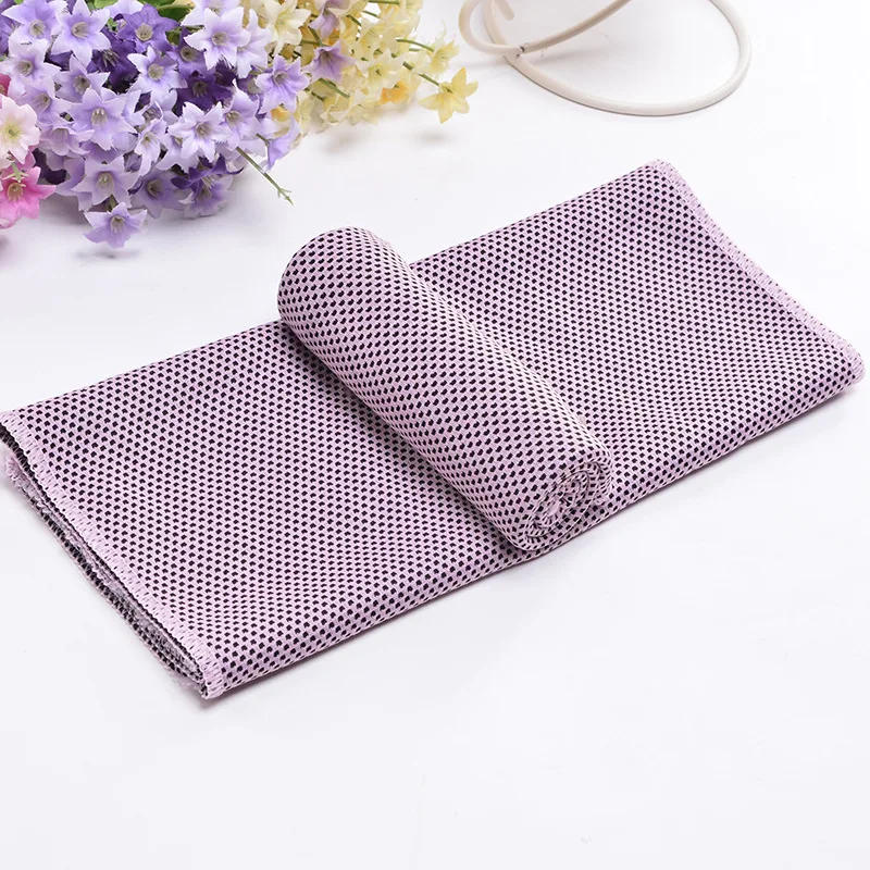 Description Picture 5 of itemSports Cooling Towel Ice Cold Wipe Sweat Towel Quick Dry Water Absorbent Swimming Towels Gym Sports Fitness Towel Ice Towels