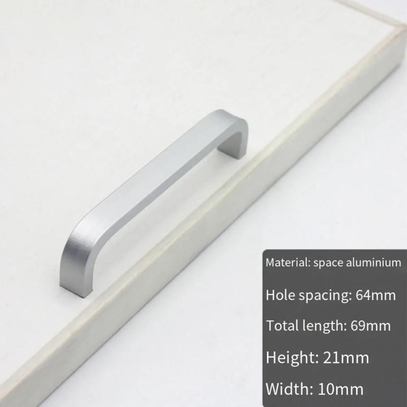 Description Picture 5 of itemHigh Quality Handle Door Knobs Space Aluminum Cabinet Door Door Cabinet For Drawer Hardware Door Knobs Knobs And