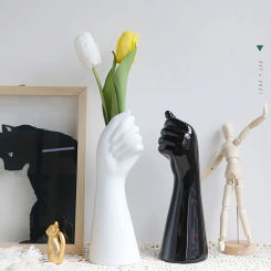 Human Body Flower vase Art Vase Insertion Aesthetic Decorative Arm Body Ornament Home Decoration Resin Ceramic vase Home