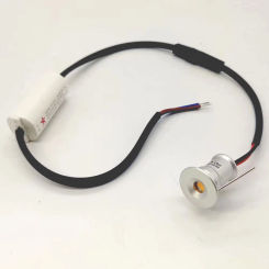 Mini Downlight Embedded Ceiling LED Canister light Small Spot Light 1W 220V Driver Included For Fome Showcase Cabinet Hotel