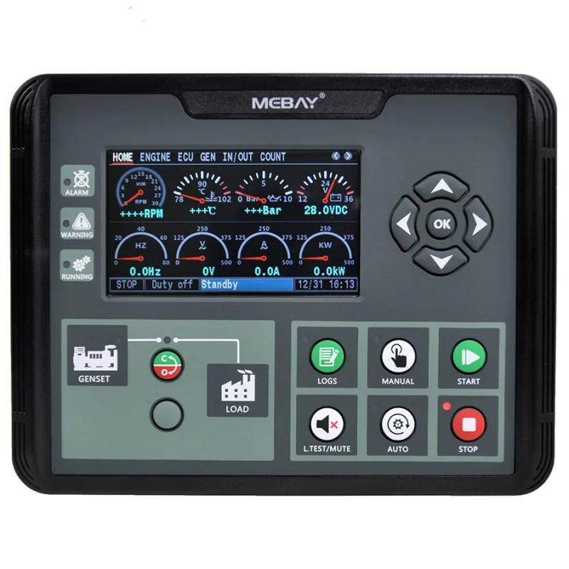 Description Picture 5 of itemoriginal DC70D DC72D DC72DR Generator Set Controller for Diesel Gasoline Gas Genset Parameters With 4.3" LCD Screen Display