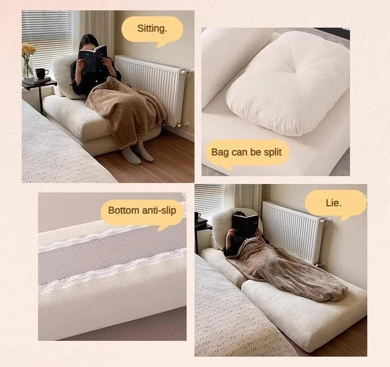 Description Picture 5 of itemFolding Living Room Sofa Bed Multifunctional Modern Nordic Sofas Living Room Luxury Recliner Furniture for Room Decorative